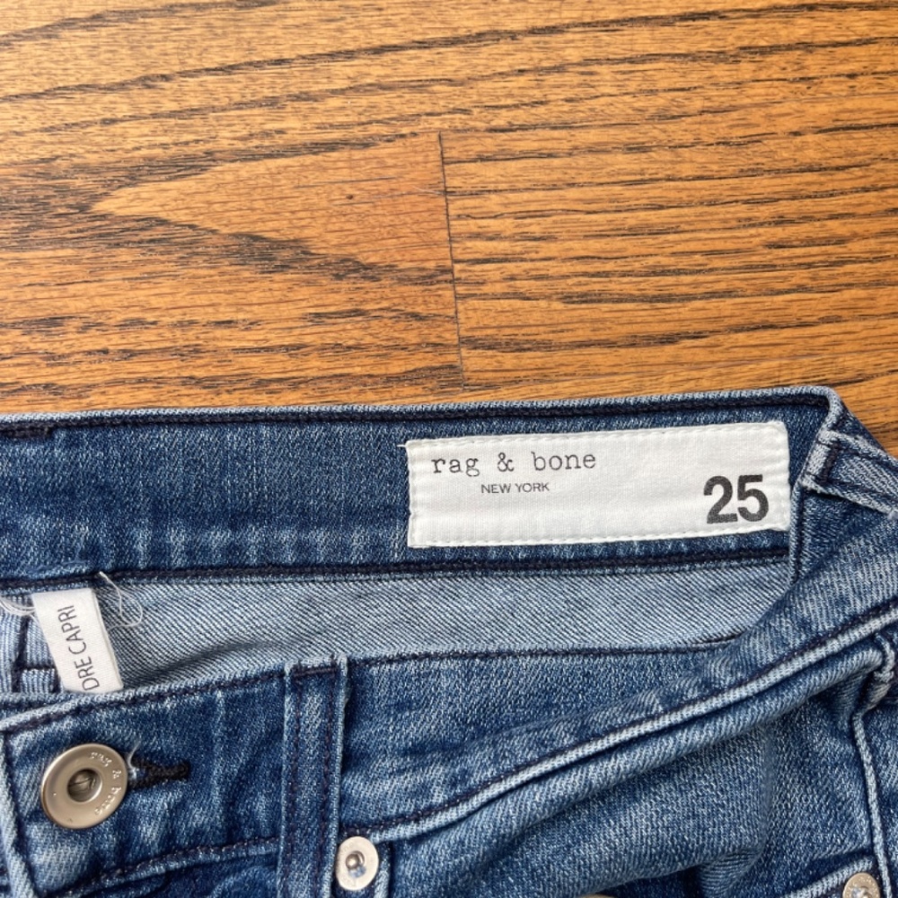 Rag& Bone Dre Capri Frayed jeans - 25 - Picture 2 of 5